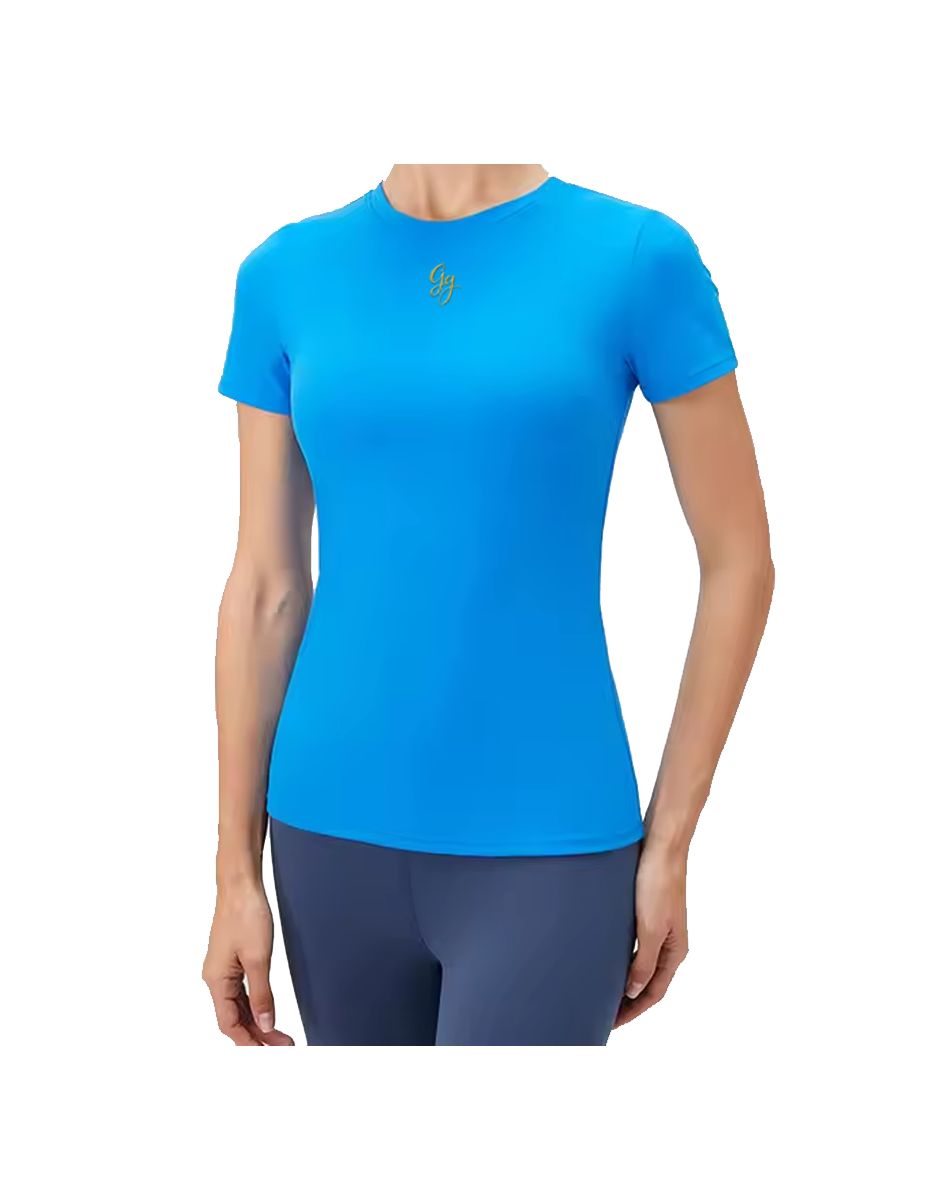 Gg Luxe Fitted Tee - Bubblegum Blue