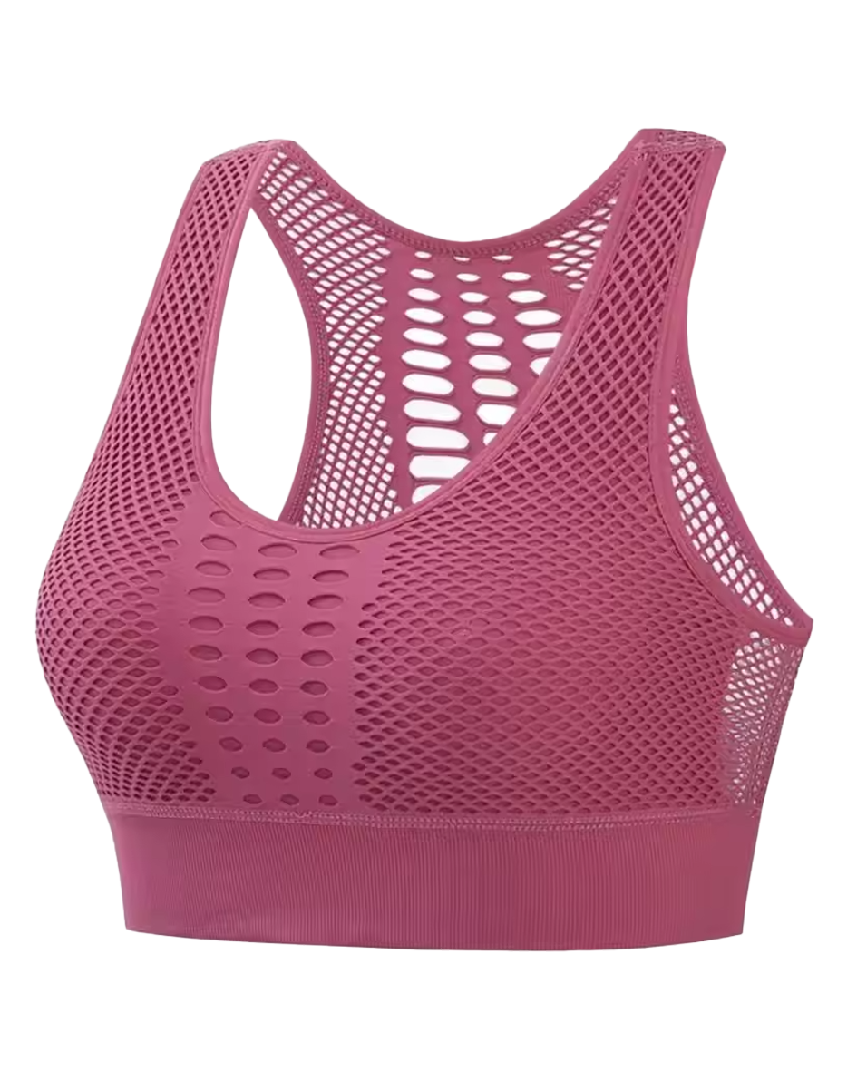 Goddess Gainz Sports Bra - Rose Pink