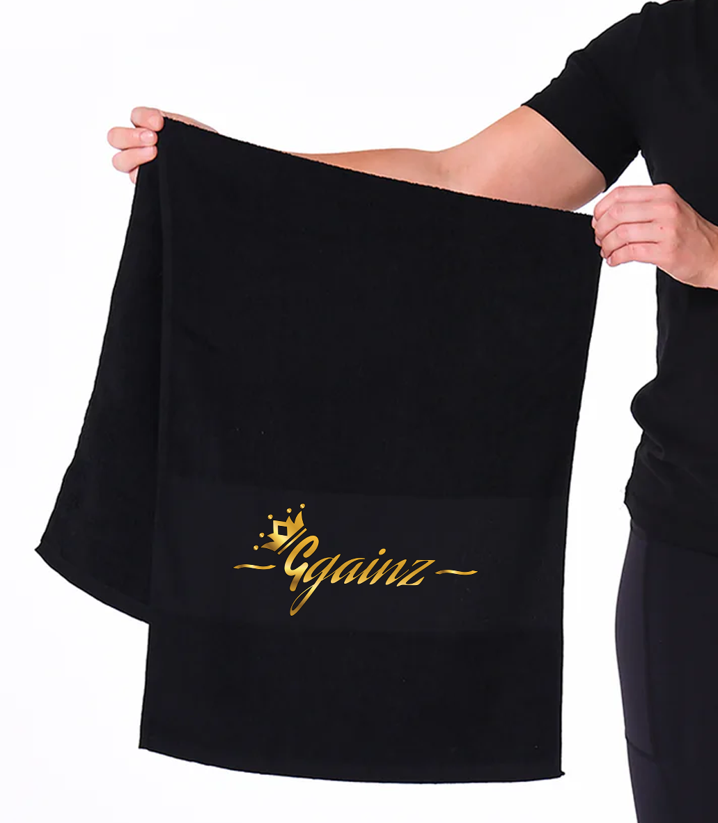 Gym Towel - Black